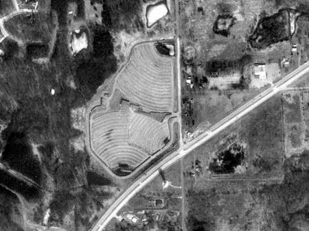 M-78 Twin/Triple Drive-In Theatre - Aerial Photo